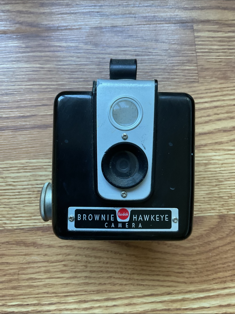 Kodak Brownie Hawkeye Camera - Black and Silver